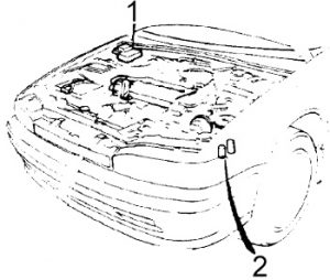 Honda Accord - fuse box diagram - engine compartment