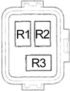 Honda CR-Z - fuse box diagram - engine compartment relay box no. 2