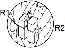 Honda Accord - fuse box diagram - engine compartment relay holder no. 2
