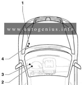 Volkswagen Jetta (V, Type 1K; 2005 - 2010)- fuse and relay box location