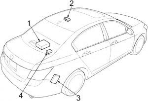 Honda Accord - fuse box diagram