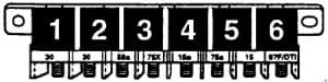 Audi A8 - fuse box diagram - passenger compartment relay box no. 1