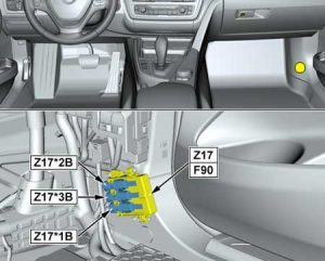 BMW X5 (F15) - fuse box diagram - fusible link block