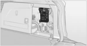 BMW X6 - fuse box diagram - luggage comaprtment