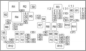 Chevrolet Silverado (2007 - 2013) - fuse box diagram - Auto Genius