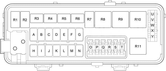 Chrysler Concorde (1998 - 2004) - fuse box diagram - Auto Genius