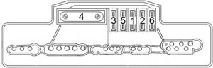 Chrysler Crossfire - fuse box diagram - engine compartment