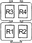 Acura MDX - fuse box diagram - relay compartment fuse box no. 1