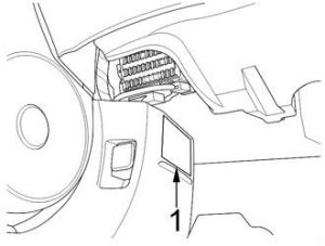Acura CSX - fuse box diagram - passenger compartment