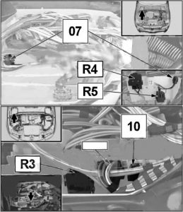 BMW X1 (E84) - fuse box diagram - engine compartment fuse box