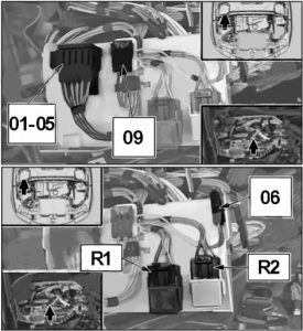 BMW X1 (E84) - fuse box diagram - engine compartment fuse (N52)