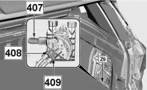 BMW X5 - fuse box diagram - additional fuses holder (with recovery system)