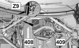 BMW X5 - fuse box diagram - additional fuses holder (without recovery system)