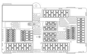 BMW X5 - fuse box diagram - luggage compartment fuse box