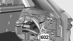 BMW X5 - fuse box diagram - power distribution box (luggage compartment)