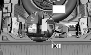 BMW X5 - fuse box diagram - rear power distribution box no. 3