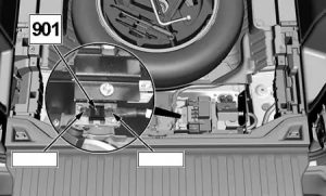 BMW X5 - fuse box diagram - rear power distribution box no. 4