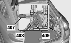 BMW X6 - fuse box diagram - additional fuses with recovery system