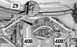 BMW X6 - fuse box diagram - additional fuses without recovery system