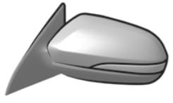 Lada Vesta - Боковой указатель поворота в зеркале заднего вида