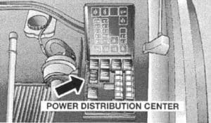 Chrysler Concorde - fuse box diagram - engine comaprtment