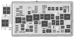 GMC Canyon - fuse box diagram - engine compartment