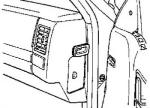 Jeep Grand Cherokee ZJ/ ZG - fuse box diagram - passenger compartment