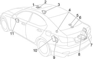 Lexus IS 250 - fuse box diagram