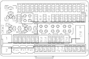 GAC Emkoo - fuse box diagram - passenger compartment