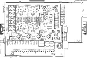 GAC GS3 EMZOOM - fuse box diagram - engine compartment