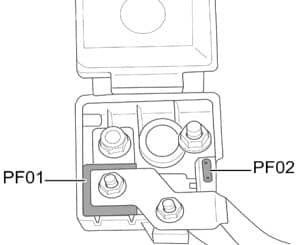 GAC GS3 - power fuse box - diagram fuse in battery PDU