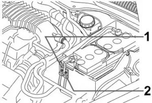 Volvo C30 - fuse box diagram - fusible link