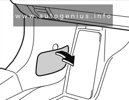Mazda 3 (2019 - 2024) - fuse and relay box location - passenger compartment fuse box