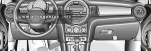 Mini Countryman (F60; 2017 - 2023) - fuses and relay box location - passenger compartment box no. 1