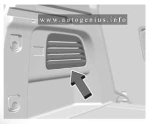 Buick Enclave (II; 2025) - fuse and relay box location - luggage compartment