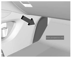 Buick Enclave (II; 2022 - 2024) - fuse and relay box location - passenger compartment