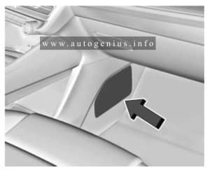 Buick Enclave (II; 2025) - fuse and relay box location - passenger compartment