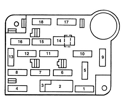 Ford Mustang (1993 - 2004) - fuse box diagram - Auto Genius 95 ford mustang engine compartment diagram 